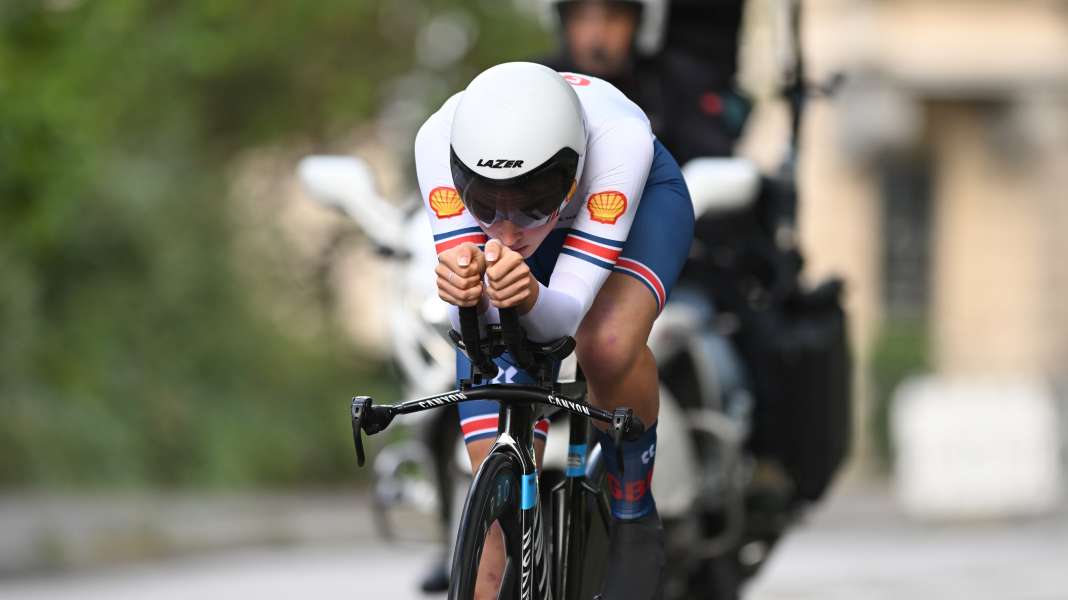 Rad-WM 2024: Ferguson holt Gold im Zeitfahren der Juniorinnen