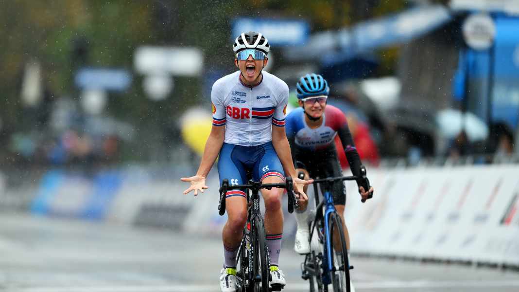 Rad-WM 2024: Ferguson krönt sich im Züricher Regen zur Doppelweltmeisterin