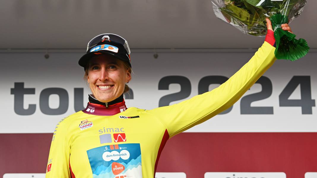 Simac Ladies Tour 2024: Koch stürmt ins Gelbe Trikot