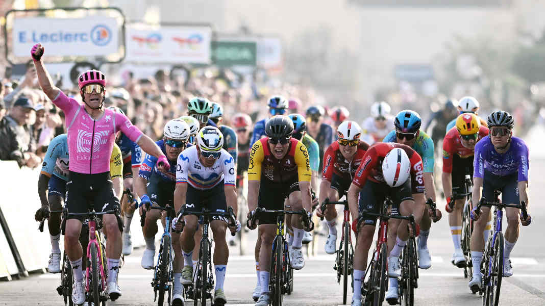 Paris-Nizza - 1. Etappe: Lamperti erlöst EF Education-EasyPost