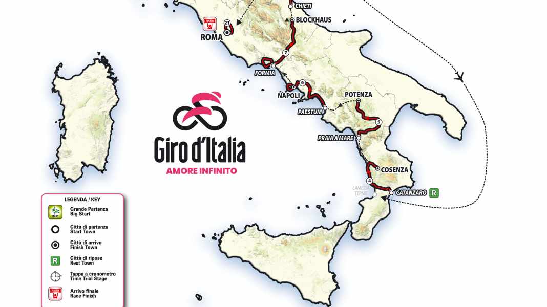 Giro d’Italia 2026: Die Highlights der Männer-Strecke
