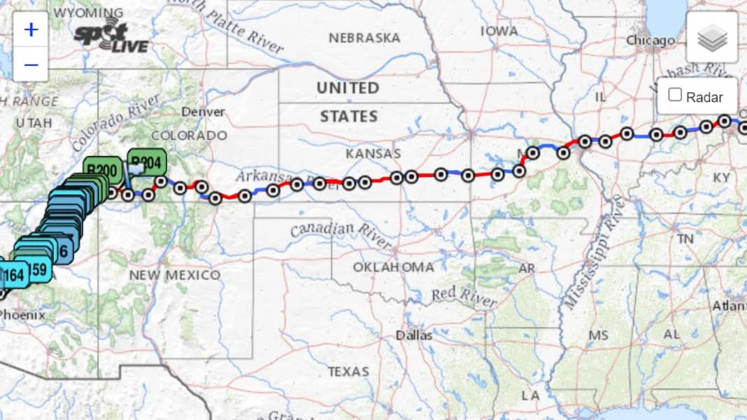 Race Across America Live Tracking Das RAAM 2023 im Live Tracker TOUR