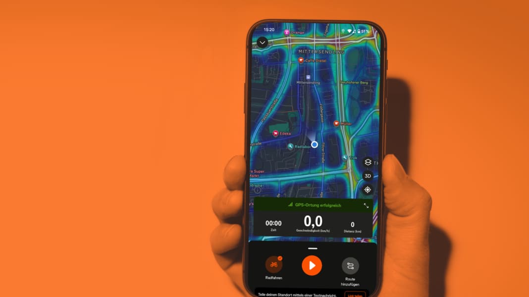 Strava: Update verbessert Aufzeichungsfunktion