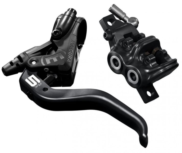   Die MT5-Bremsen von Magura sind bei unseren Bremskraft-Tests stets weit vorne dabei.