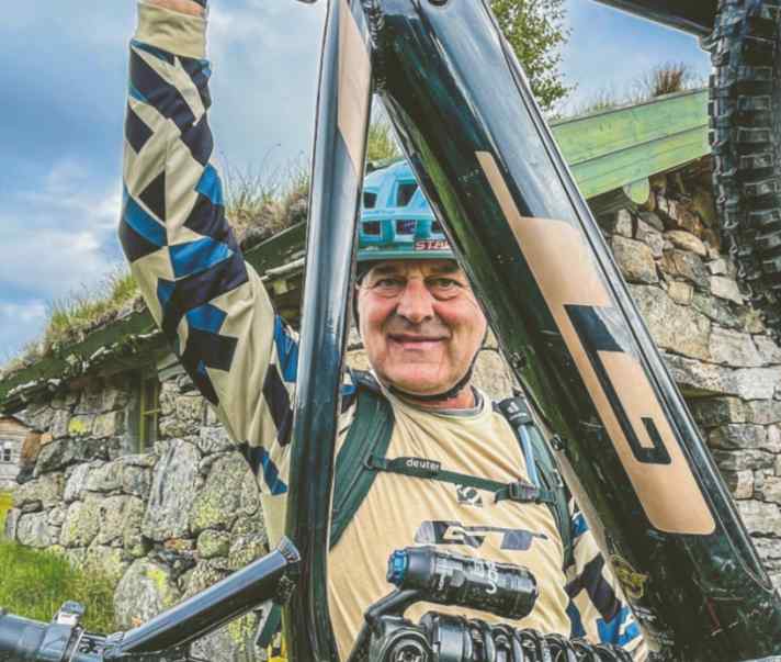 Hans Rey, cult biker.