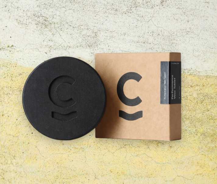 As in winter sports, hot wax comes in block form and is melted down