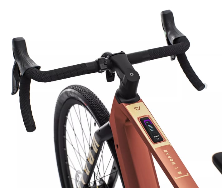 The frame has been newly developed and offers numerous mounting points for accessories. The battery can be removed.
