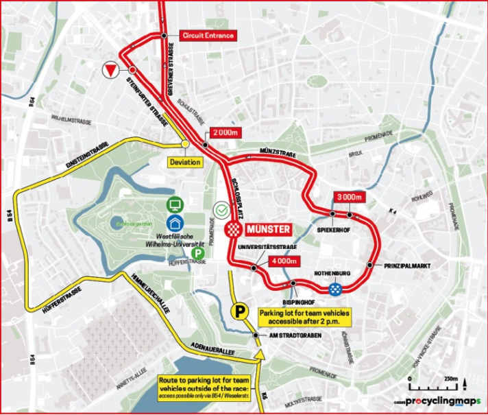 The finishing circuit in Münster