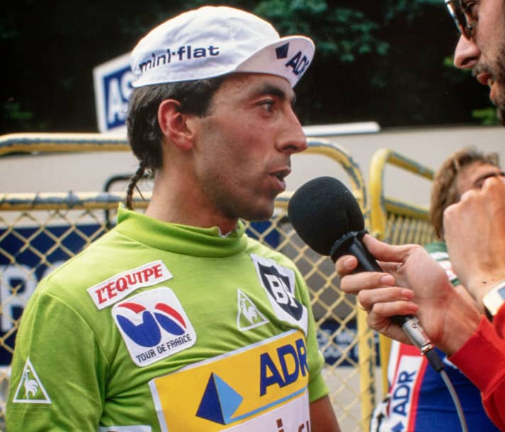 Comme son frère Willy Planckaert, Eddy Planckaert remporte le maillot vert du Tour de France en 1988.