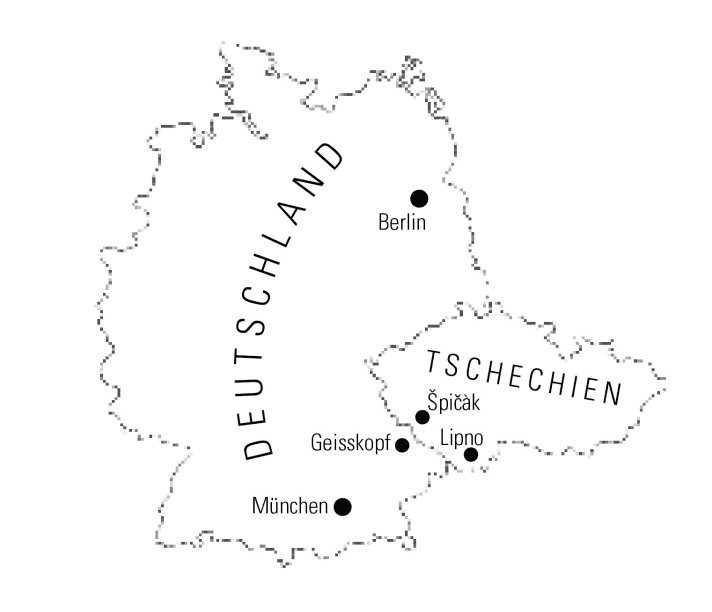 Lage der Bikeparks in Deutschland