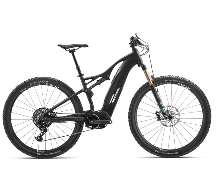   Das Topmodell Orbea Wild FS 10 kostet 6500 Euro. Dafür steht es mit Fox Factory-Fahrwerk und DT Swiss-Laufrädern beim Händler. Auch eine Vario-Sattelstütze ist an Bord.