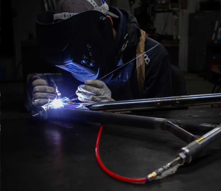 Ralph Richardson from Ra Bikes taught himself how to weld out of necessity. Today, he is a respected frame builder in the UK.