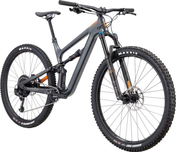   The Habit 3 also has a carbon main frame, but an aluminium rear triangle. The 12-speed gear system is almost identical to the Habit 2, but you have to make do with cheaper suspension from Fox. On the other hand, the bike is significantly cheaper. It changes hands for 3799 euros.
