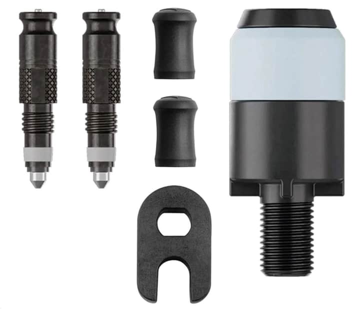 With Clik Valve, there is no need to unscrew the valve core, and the pump head no longer needs to be clamped with a lever.