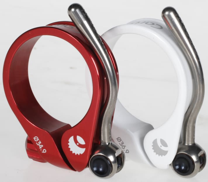 Carbon-Ti fertigt unter anderem Sattelklemmen in Italien. Die Klemmen sind die am wenigsten komplexen Teile der Sitzzone.