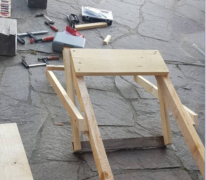 Drop selbst gebaut: geht schnell, kostet nicht viel, lässt sich in der Höhe verstellen.