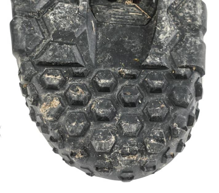 Grippy rubber and good tread for Alpine tours