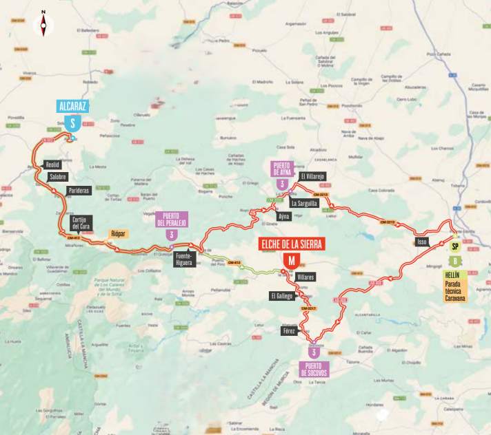 Die Strecke der 10. Etappe der Vuelta a España 2026