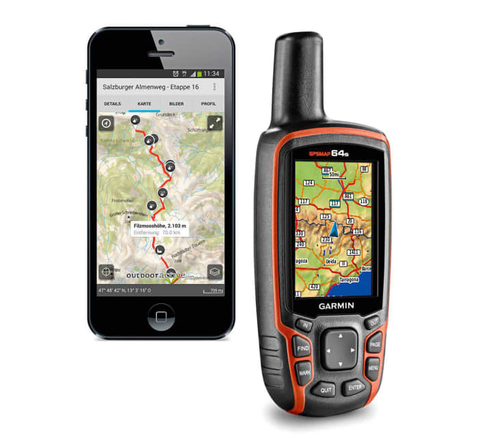   Smartphone vs. GPS-Gerät