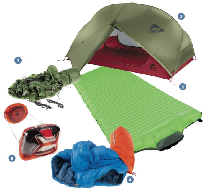 Bikepacking-Campieren