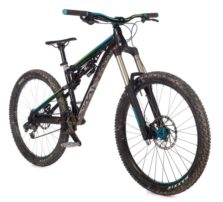   Parkbike: The NS "Soda" always has a bit of Sam Pilgrim about it. The high handlebars, the lively riding behaviour - everything about it screams jumps and stunts.