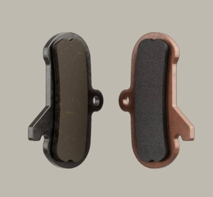 The brake pads of the new Sram Maven