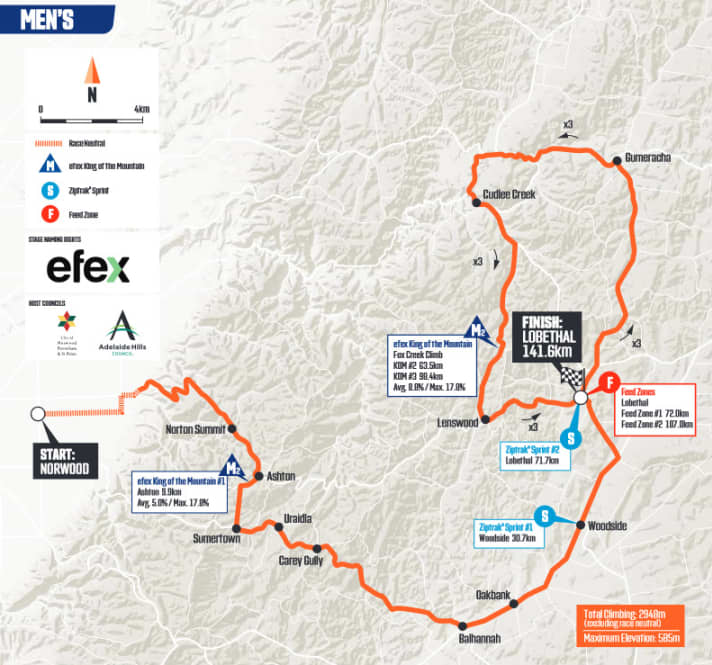 Le parcours de la 2e étape