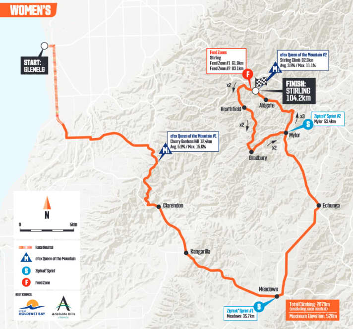 The route of the 2nd stage
