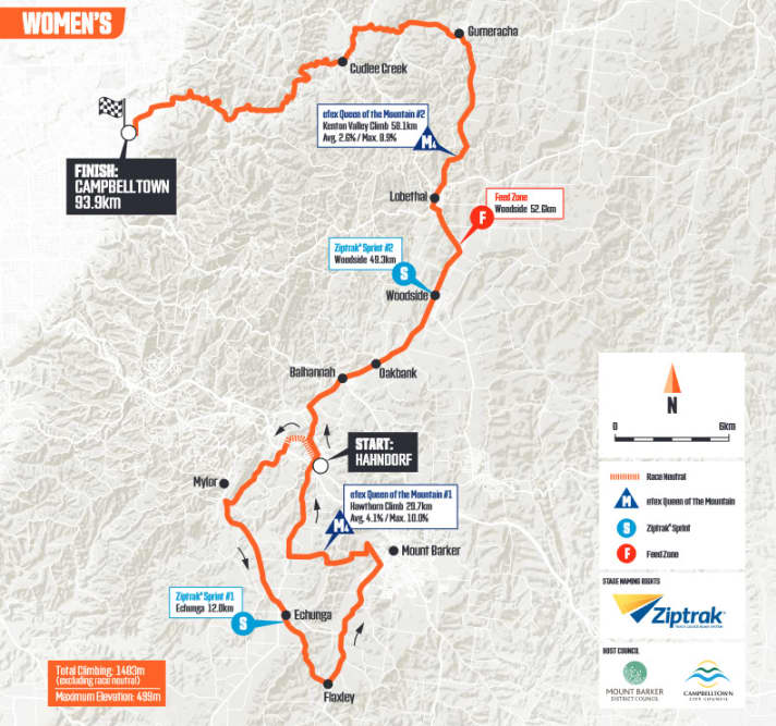 The route of the 1st stage