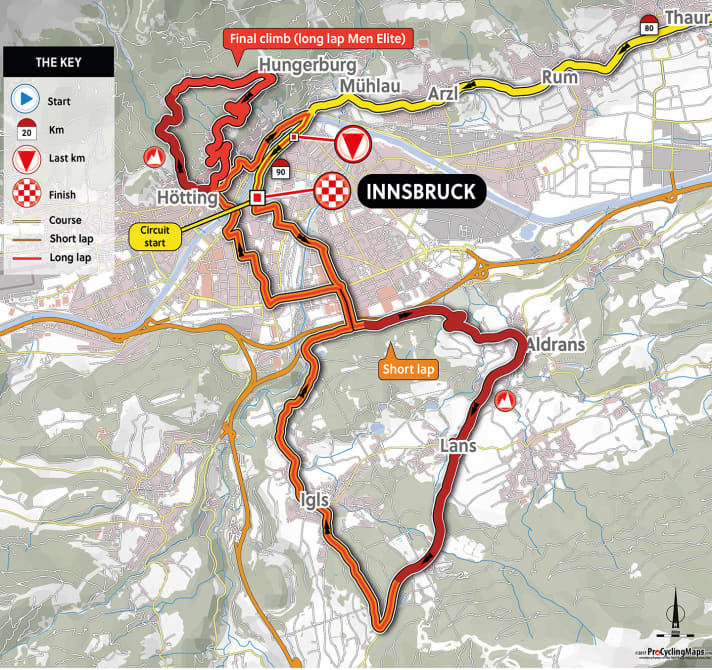 Straßenrennen Innsbruck 2018