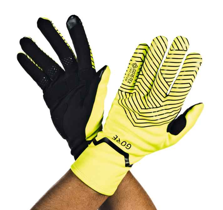 Long-fingered gloves with touch function: Gorewear C3 GTX I Stretch Mid Gloves