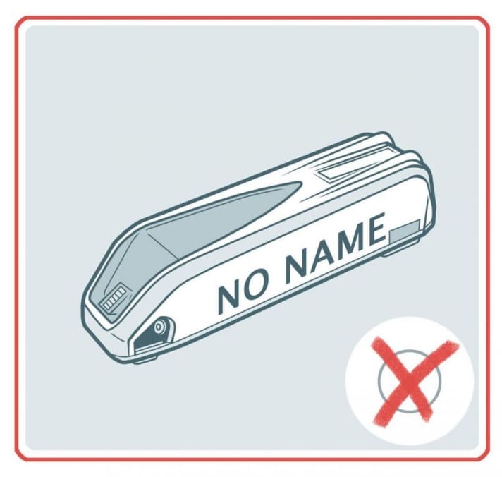 Klares NEIN für billige Nachbau-Akkus.