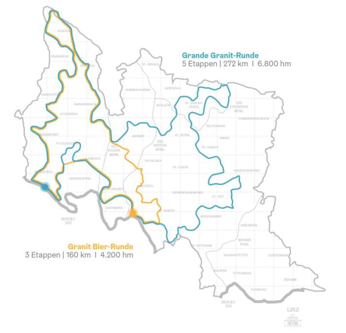 The two Challenge routes in the Mühlviertel can also be organised with luggage transport.