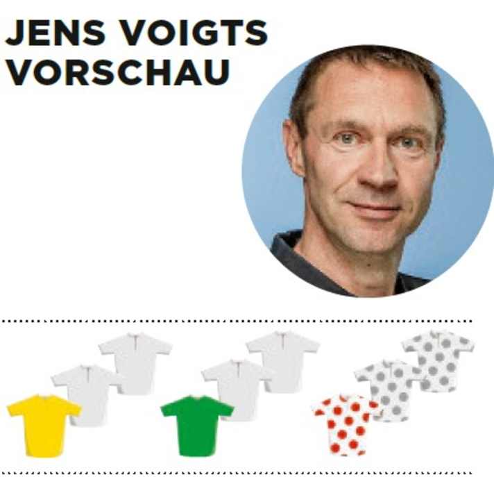 C'est l'importance que Jens Voigt accorde à la 21e étape pour le jaune, le vert et le maillot de grimpeur - plus il y a de maillots de couleur, plus l'importance est grande.