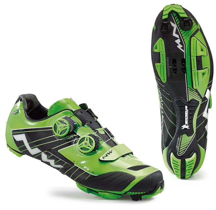   Extremely light and really only designed for racing - the new Northwave Extreme XC.