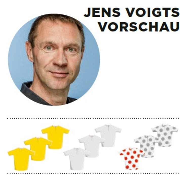 This is the importance Jens Voigt attaches to the 16th stage for yellow, green and the mountain jersey - the more coloured jerseys, the greater the significance.
