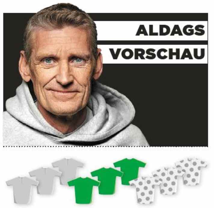 Diese Bedeutung misst Rolf Aldag der 3. Etappe für Gelb, Grün und Bergtrikot zu - je mehr farbige Trikots, desto größer die Bedeutung.