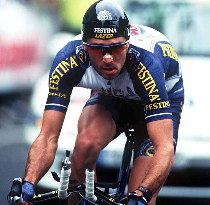 Le Suisse Armin Meier lors du prologue du Tour de France 1998 à Dublin.