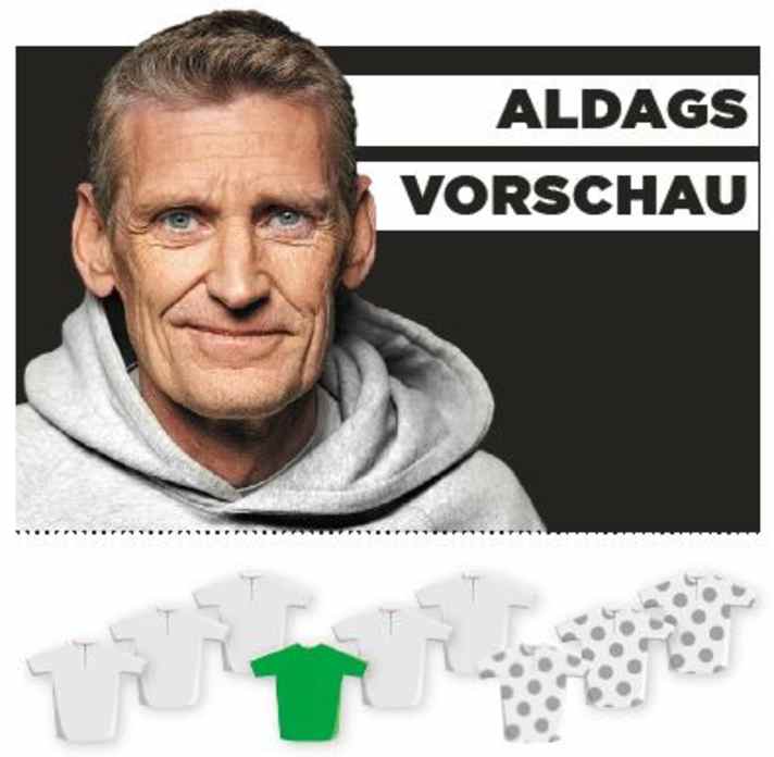 Diese Bedeutung misst Rolf Aldag der 18. Etappe für Gelb, Grün und Bergtrikot zu - je mehr farbige Trikots, desto größer die Bedeutung.