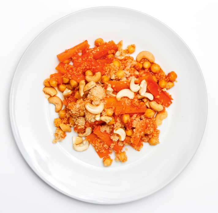  Protein miracle. Chickpea couscous