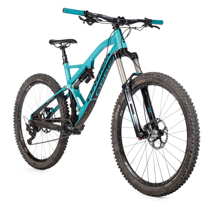   Orbea Rallon X-Team: The Rallon is available in three models and two colours: turquoise and yellow. The entry-level model costs 2799 euros.   