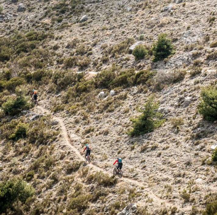   The Spline One wheels were presented in Grasse, southern France. The stony trails there served as the perfect testing ground.