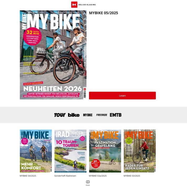 With a digital subscription, the issues appear automatically in the e-kiosk and can be conveniently collected, searched and read at any time.