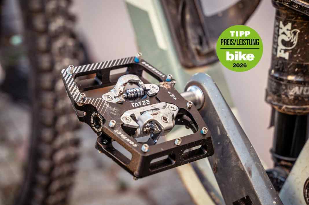 Das Contact Downhill bietet maximale Standsicherheit, top Kraftübertragung und hochwertige Verarbeitung - und das alles für weniger als 100 Euro.