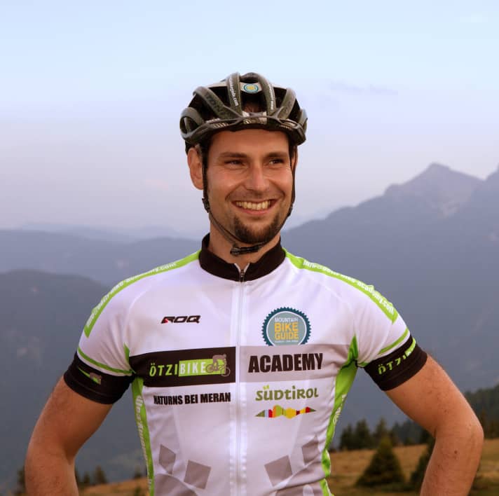 Bike guide Klaus Nischler.