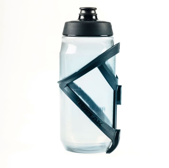 Holders made of glass fibre reinforced plastic are also very light, but significantly cheaper than carbon bottle cages.