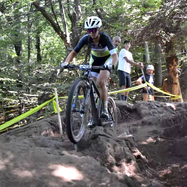 Paulina from the BIKE Junior Team shows what she can do on the difficult course - top 10!