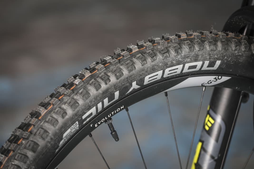 Der Nobby Nic von Schwalbe ist ein bewährter Touren-Klassiker, in schwerem Gelände aber überfordert.