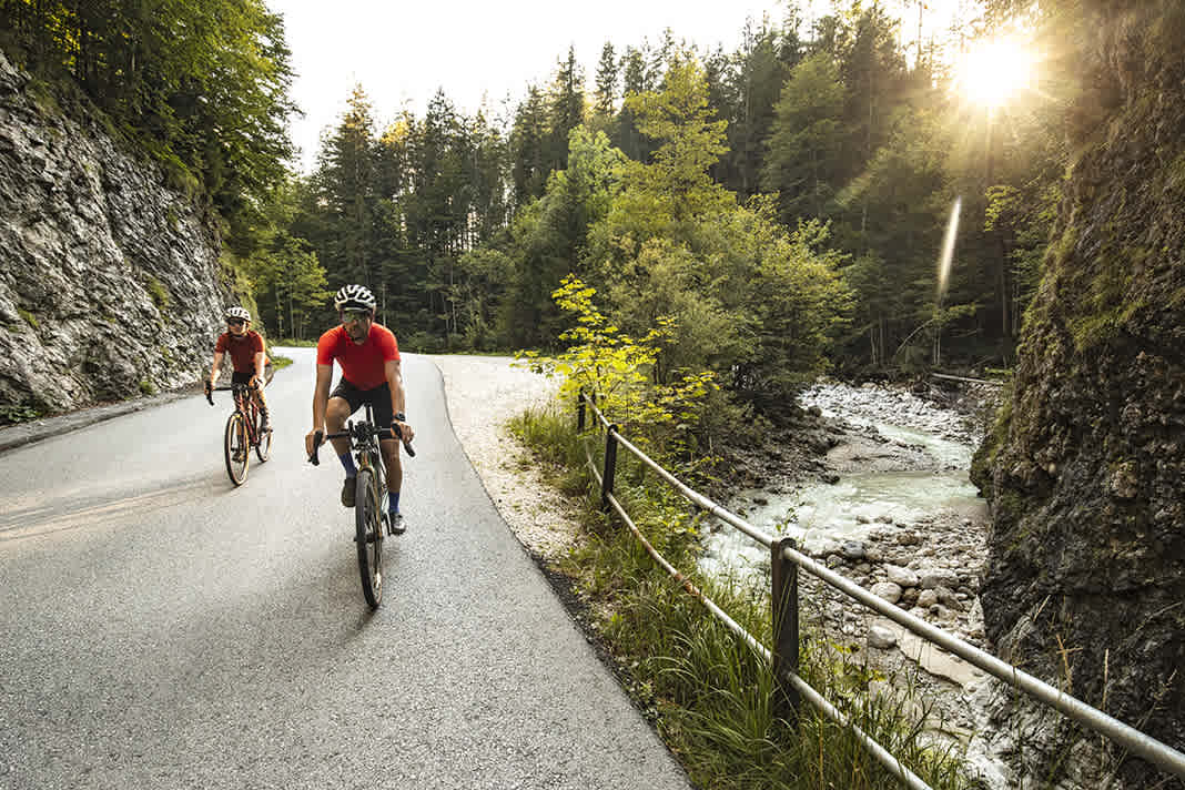 Auffahrt von Strobl am Wolfgangsee zur Postalm