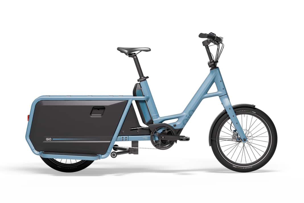 QiO Long: Longtail-Cargobike mit 20-Zoll-Rädern für Familien